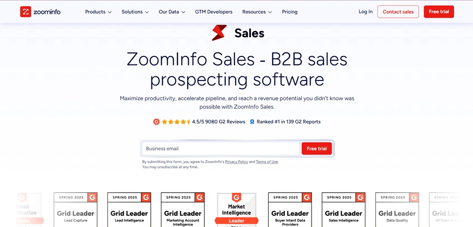 ZoomInfo Sales