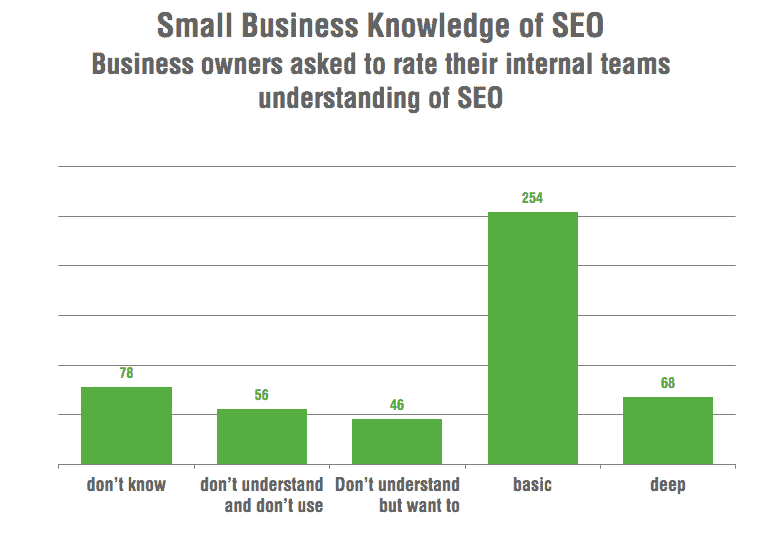small business knowledge of SEO